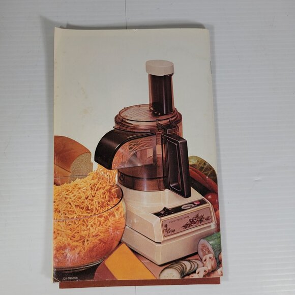 Vintage 1980 Sunbeam Vista Food Processor Instruction Manual Cookbook Recipes - Picture 6 of 7